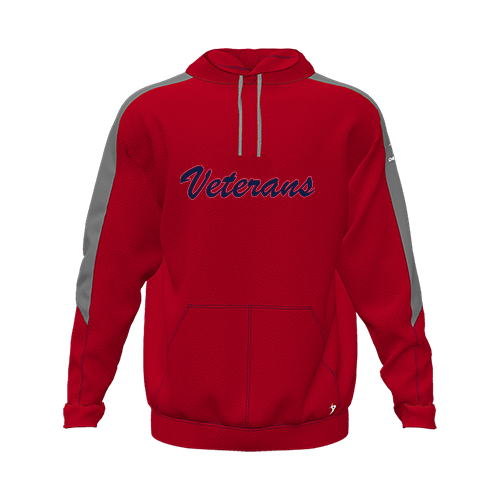 [CUS-DFW-HOOD-FLC-LSL-RED-YXS-LOGO3] Hoodie (Youth XS, Red, Logo 3)