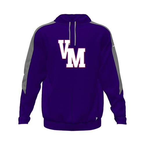 [CUS-DFW-HOOD-FLC-LSL-PUR-YXS-LOGO2] Hoodie (Youth XS, Purple, Logo 2)