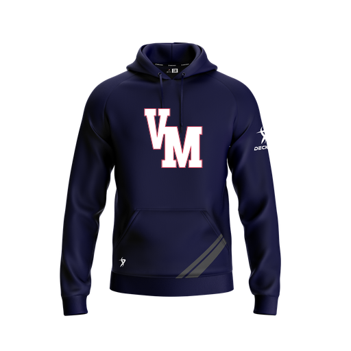 [FOLHSMNV-YXS-LOGO2] Decker Summit Hoodie (Youth XS, Navy, Logo 2)