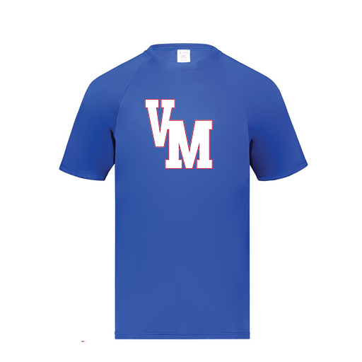 [2790.060.S-LOGO2] Men's Smooth Sport T-Shirt (Adult S, Royal, Logo 2)