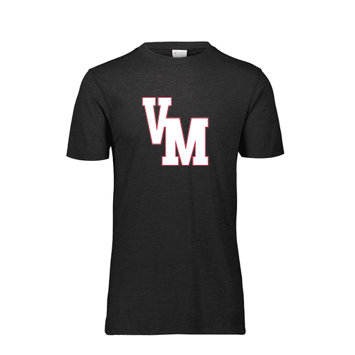 [FTSCUBBK-AS-LOGO2] Decker Men's Tri-Blend T-Shirt - Short Sleeve (Adult S, Black, Logo 2)