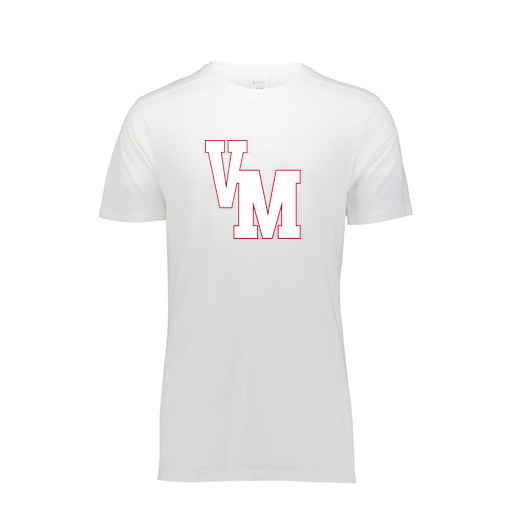 [FTSCUBWH-YS-LOGO2] Decker Youth Tri-Blend T-Shirt - Short Sleeve (Youth S, White, Logo 2)