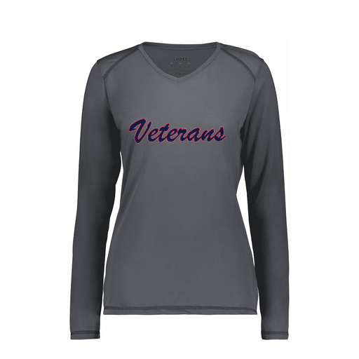 [6847.98D.XS-LOGO3] Women's SoftTouch Long Sleeve (Female Adult XS, Gray, Logo 3)