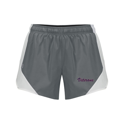 [229489.R04.S-LOGO3] Girls Olympus Shorts (Female Youth S, Gray, Logo 3)