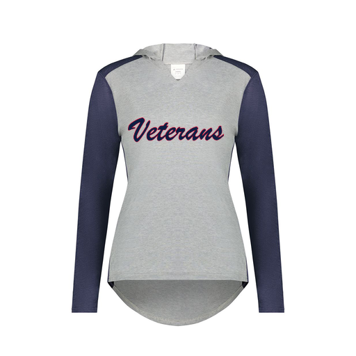 [6902.29V.XS-LOGO3] Ladies Vintage Hoodie (Female Adult XS, Navy, Logo 3)
