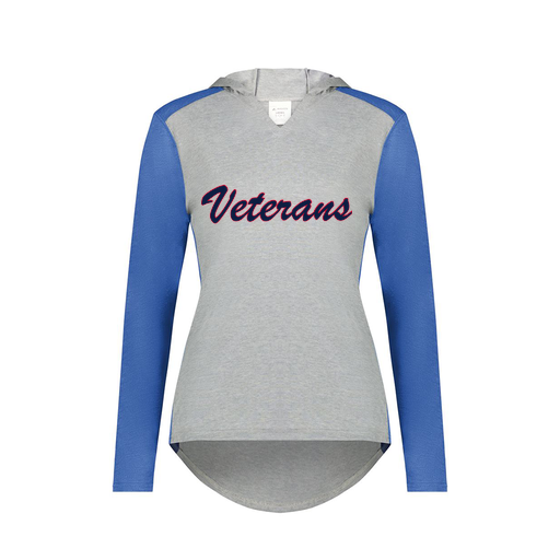 [6902.28V.XS-LOGO3] Ladies Vintage Hoodie (Female Adult XS, Royal, Logo 3)