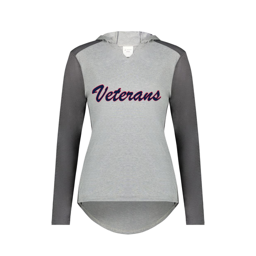 [6902.30V.XS-LOGO3] Ladies Vintage Hoodie (Female Adult XS, Gray, Logo 3)