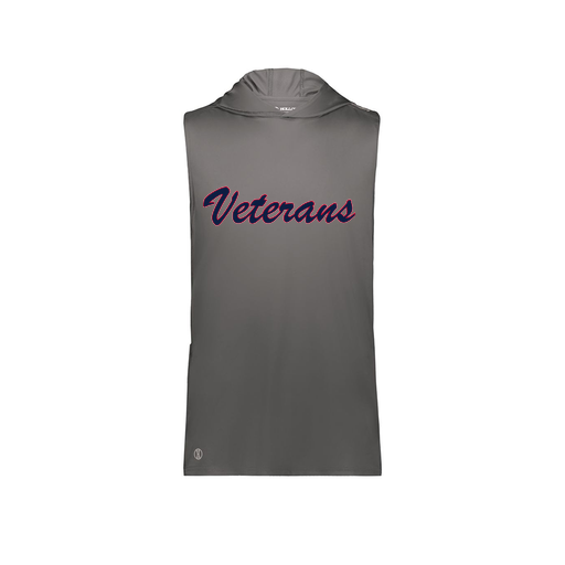 [222590.98D.XS-LOGO3] Men's CoolDry Sleeveless Hoodie (Adult XS, Gray, Logo 3)