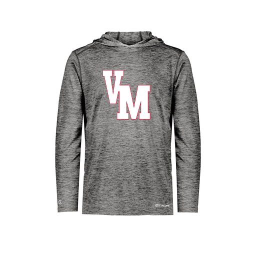 [FOLHCGBK-AS-LOGO2] Decker Men's Charge Hoodie (Adult S, Black, Logo 2)