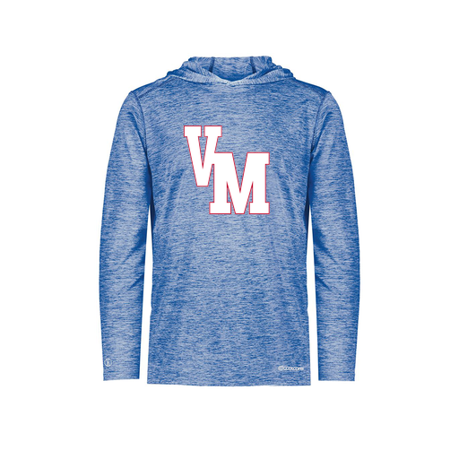 [FOLHCGRY-AS-LOGO2] Decker Men's Charge Hoodie (Adult S, Royal, Logo 2)