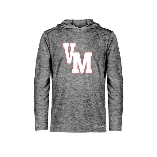 [FOLHCGBK-YS-LOGO2] Decker Youth Charge Hoodie (Youth S, Black, Logo 2)