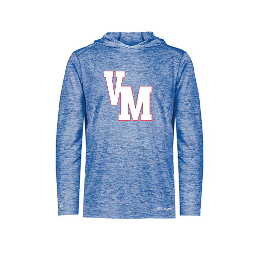 [FOLHCGRY-YS-LOGO2] Decker Youth Charge Hoodie (Youth S, Royal, Logo 2)