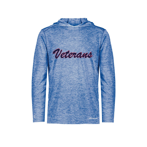 [FOLHCGRY-YS-LOGO3] Decker Youth Charge Hoodie (Youth S, Royal, Logo 3)