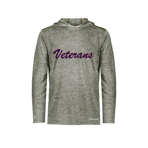 [FOLHCGGY-YS-LOGO3] Decker Youth Charge Hoodie (Youth S, Gray, Logo 3)