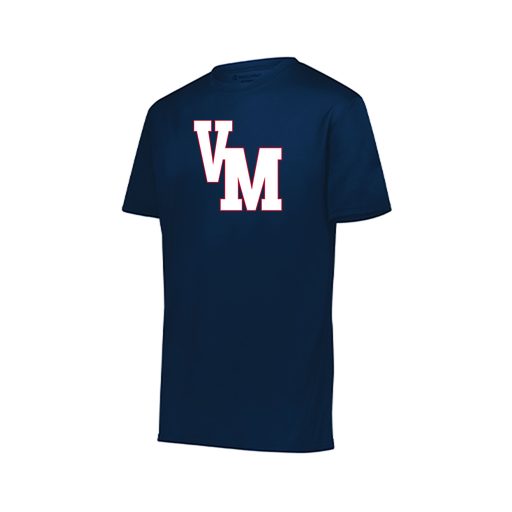 [222818.065.S-LOGO2] Men's Movement Dri Fit Shirt (Adult S, Navy, Logo 2)