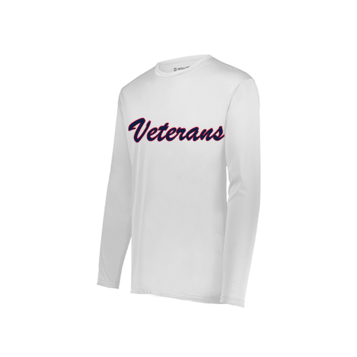 [222822.005.XS-LOGO3] Men's LS Smooth Sport Shirt (Adult XS, White, Logo 3)