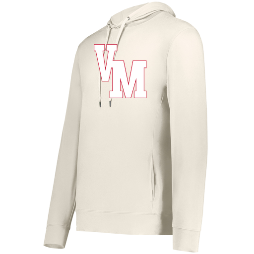 [222598.907.S-LOGO2] Men's Ventura Thin Knit Hoodie (Adult S, White, Logo 2)