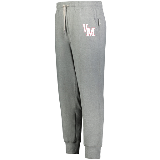 [222599.013.XS-LOGO2] Men's Ventura Soft Knit Joggers (Adult XS, Silver, Logo 2)