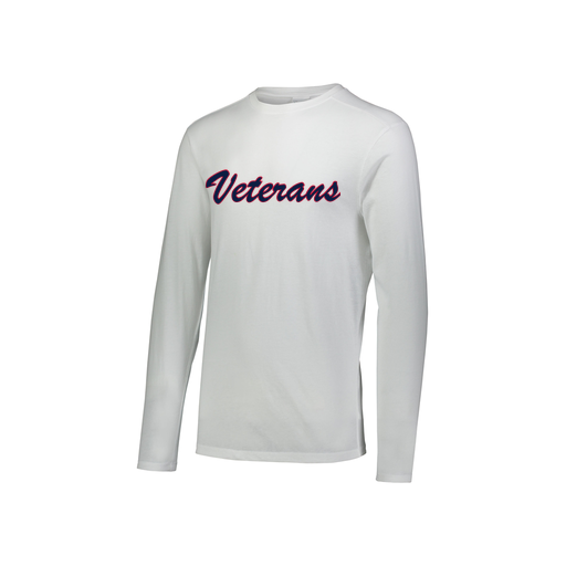 [3076.005.S-LOGO3] Youth LS Ultra-blend T-Shirt (Youth S, White, Logo 3)