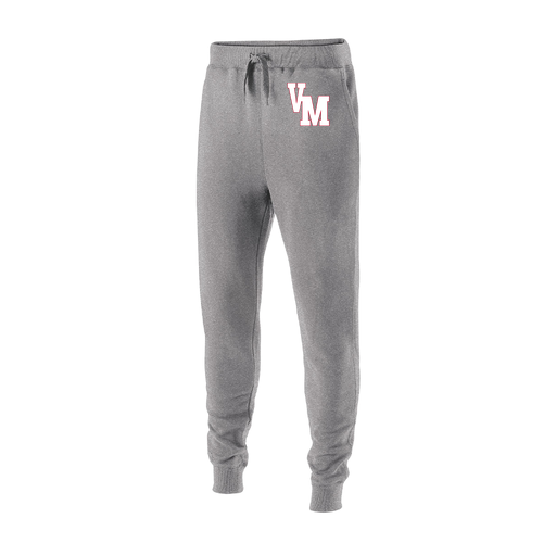 [229648.017.S-LOGO2] Youth 60/40 Fleece Jogger (Youth S, Silver, Logo 2)
