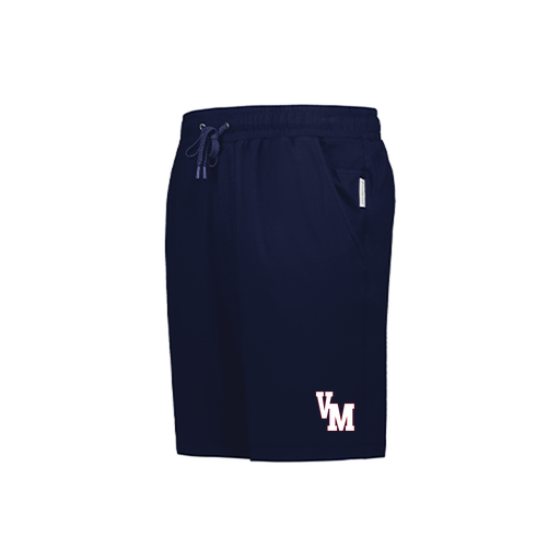 [223604.065.S-LOGO2] YOUTH Ventura Soft Knit SHORTS (Youth S, Navy, Logo 2)