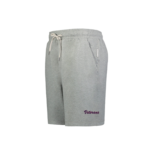[223604.013.S-LOGO3] YOUTH Ventura Soft Knit SHORTS (Youth S, Silver, Logo 3)