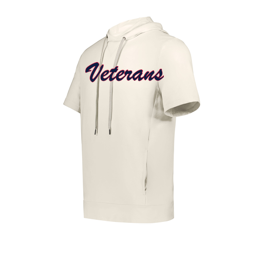 [222605-WHT-YS-LOGO3] YOUTH VENTURA SOFT KNIT SHORT SLEEVE HOODIE (Youth S, White, Logo 3)