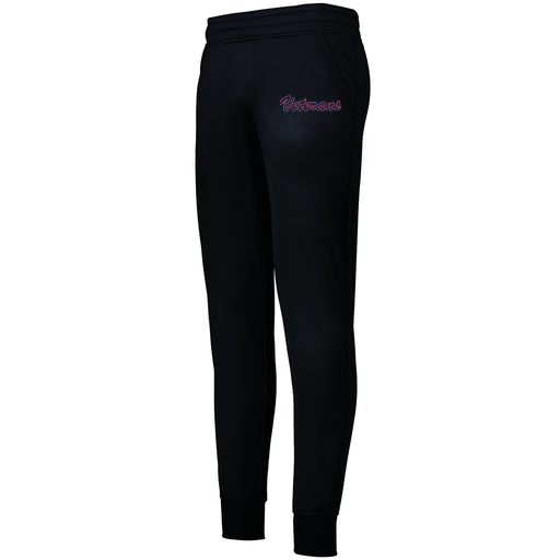 [5568.080.XS-LOGO3] Ladies Performance Jogger (Female Adult XS, Black, Logo 3)