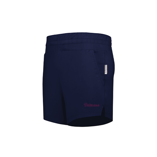 [223704.065.XS-LOGO3] LADIES VENTURA SOFT KNIT SHORTS (Female Adult XS, Navy, Logo 3)