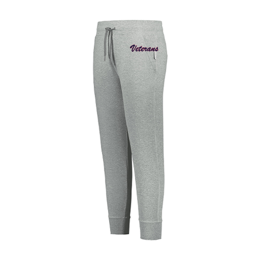 [222799.013.XS-LOGO3] LADIES VENTURA SOFT KNIT JOGGER (Female Adult XS, Silver, Logo 3)