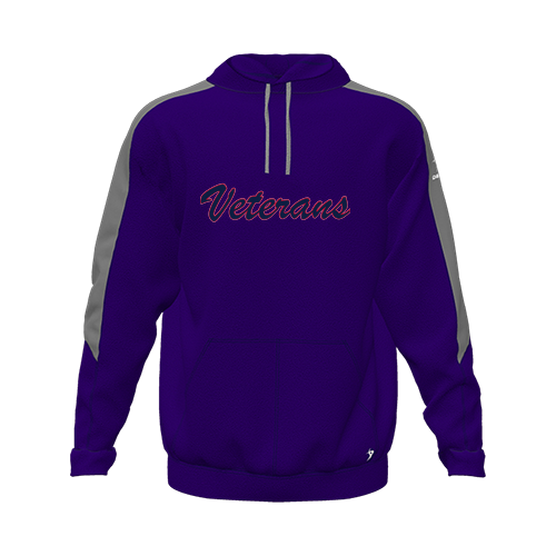 [CUS-DFW-HOOD-FLC-LSL-PUR-YXS-LOGO3] Hoodie (Youth XS, Purple, Logo 3)