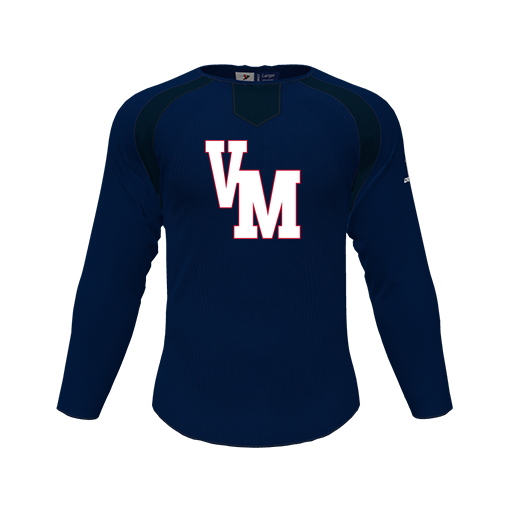 [CUS-DFW-PULL-FLC-CNK-LSL-NVY-YS-LOGO2] Pullover (Youth S, Navy, Logo 2)