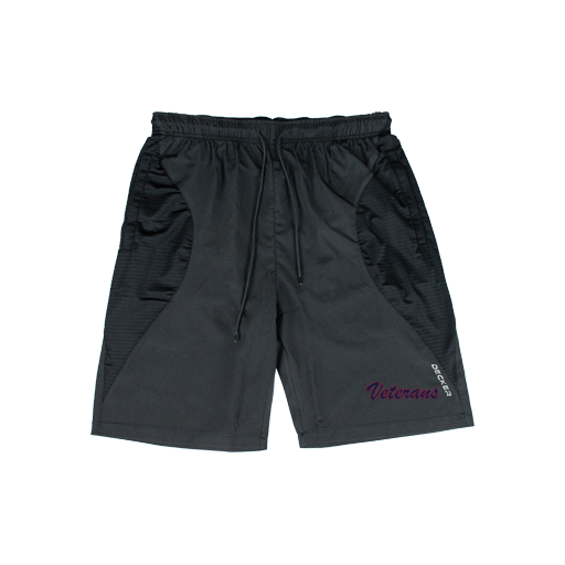 [CUS-DFW-SHOR-PER-CRV-BLK-YXXS-LOGO3] Shorts (Curve Shorts) (Youth XXS, Black, Logo 3)