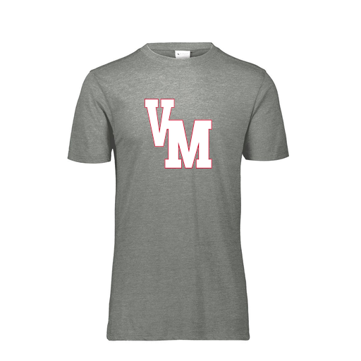 [FTSCUBGY-AS-LOGO2] Decker Men's Tri-Blend T-Shirt - Short Sleeve (Adult S, Gray, Logo 2)