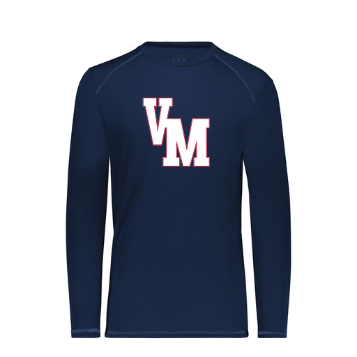[6846.065.S-LOGO2] Youth SoftTouch Long Sleeve (Youth S, Navy, Logo 2)