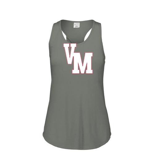 [3078.013.S-LOGO2] Ladies Tri Blend Tank Top (Female Adult S, Gray, Logo 2)