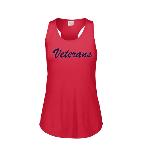 [3078.V96.S-LOGO3] Ladies Tri Blend Tank Top (Female Adult S, Red, Logo 3)