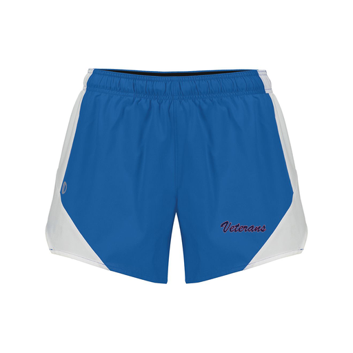 [229489.H02.S-LOGO3] Girls Olympus Shorts (Female Youth S, Royal, Logo 3)