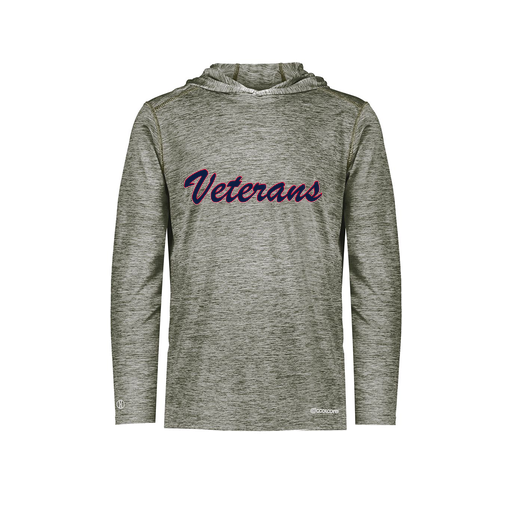 [FOLHCGGY-AS-LOGO3] Decker Men's Charge Hoodie (Adult S, Gray, Logo 3)