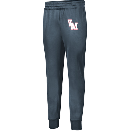 [5566.059.XS-LOGO2] Men's PERFORMANCE FLEECE JOGGER (Adult XS, Gray, Logo 2)