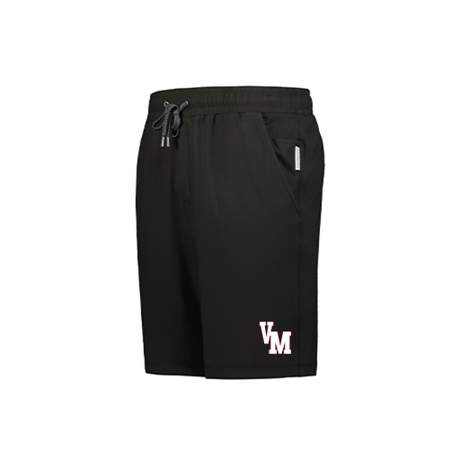 [223504.080.XS-LOGO2] Men's Ventura Soft Knit Shorts (Adult XS, Black, Logo 2)