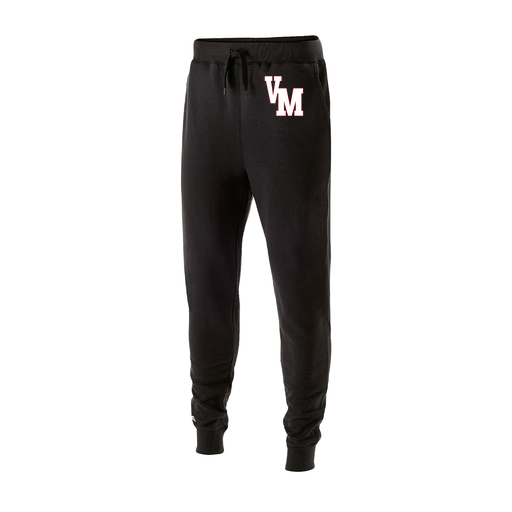 [229648.080.S-LOGO2] Youth 60/40 Fleece Jogger (Youth S, Black, Logo 2)