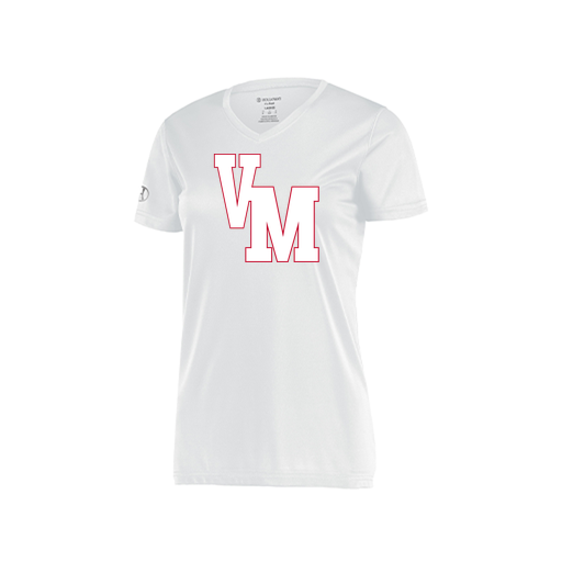 [222820.005.S-LOGO2] Ladies Movement Dri Fit Shirt (Female Adult S, White, Logo 2)