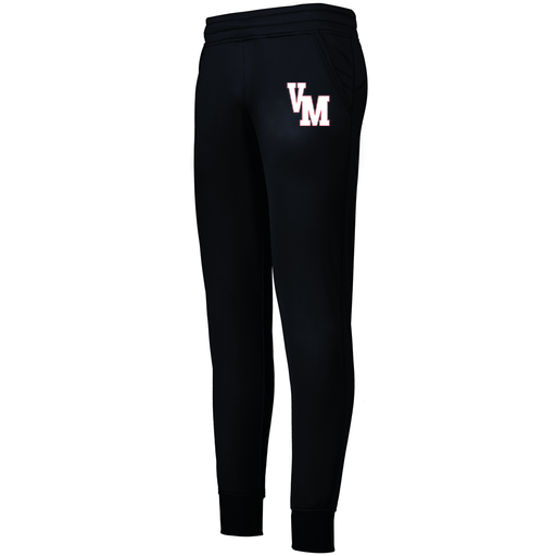 [5568.080.XS-LOGO2] Ladies Performance Jogger (Female Adult XS, Black, Logo 2)