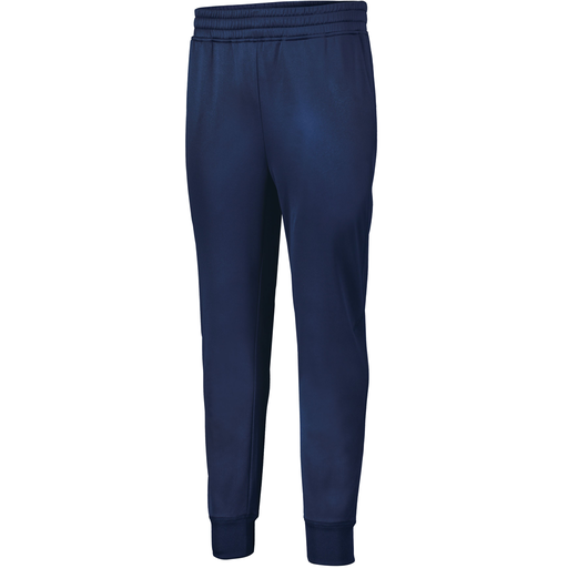 [5566.065.XS-LOGO4] Men's PERFORMANCE FLEECE JOGGER (Adult XS, Navy, Logo 4)